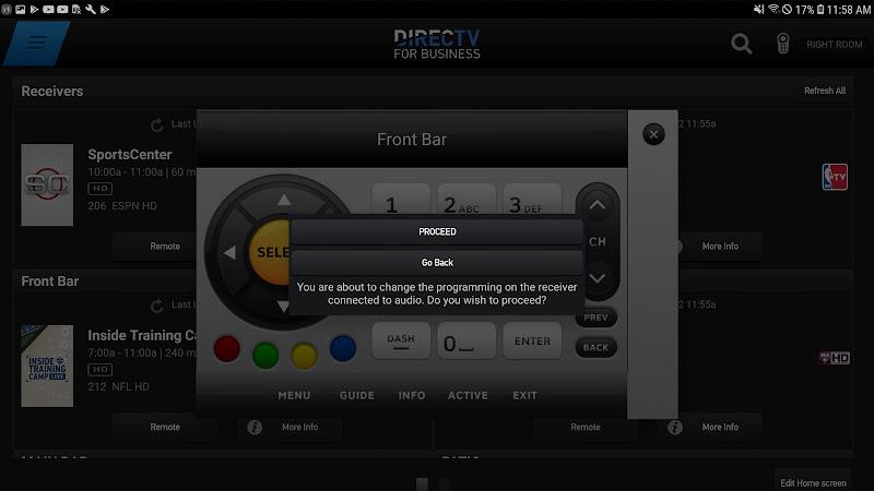 DIRECTV FOR BUSINESS Remote スクリーンショット 4