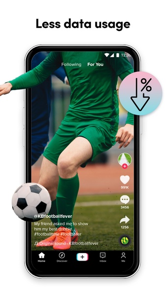 TikTok Lite - Save Data スクリーンショット 3