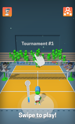 lawn tennis games - 3D offline Captura de pantalla 4