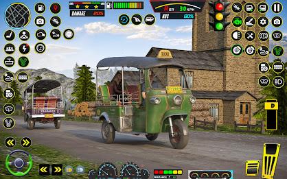 Rickshaw Game Rickshaw Driving Скриншот 2