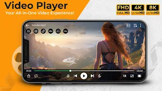 ZMPlayer: HD Video Player app Captura de tela 1