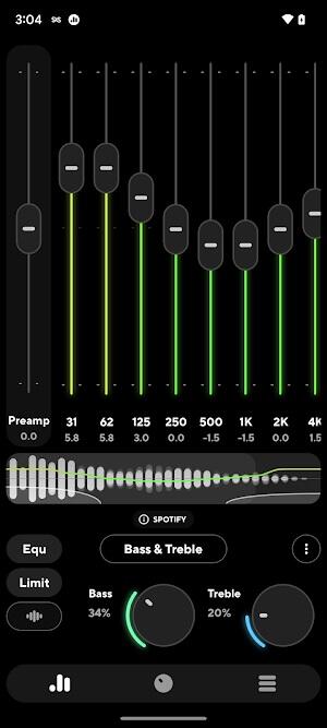 Poweramp Equalizer Captura de tela 3