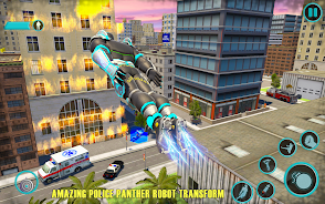 Flying Panther Robot Hero Game Capture d’écran 1