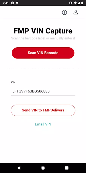 FMP Vin Scan for FMPDelivers by DST Capture d'écran 2