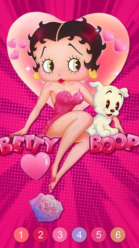Betty Boop Vintage Coloring應用截圖第1張
