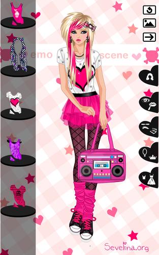 Emo dress up game应用截图第1张