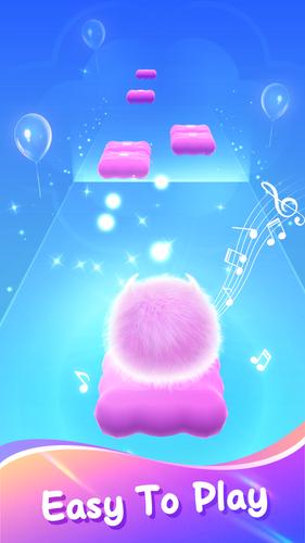 Fluffy Ball: Music Hop Game Captura de pantalla 3