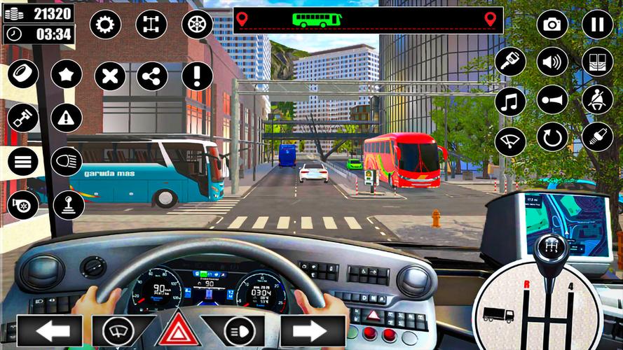 Motor Bus Simulator Coach Game スクリーンショット 4