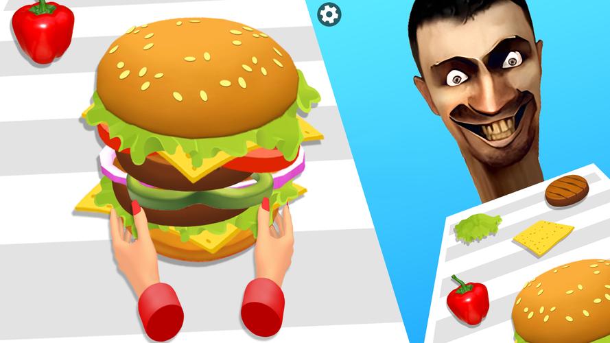 Burger Stack Run Game 스크린샷 2