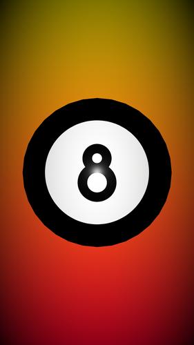 Magic 8 Ball Live Wallpaper 3D Скриншот 3