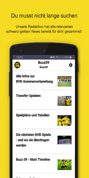 Buzz09–die schwarz-gelben News Скриншот 2