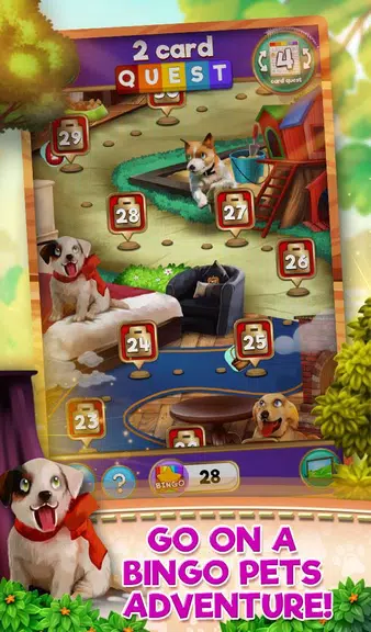 Bingo Pets Party: Dog Days Скриншот 2