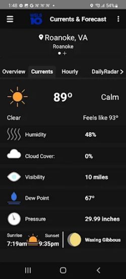WSLS 10 Roanoke Weather應用截圖第3張