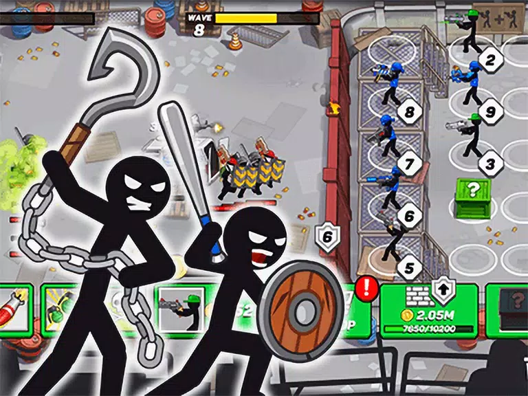 Stickman Defenders: Stick War應用截圖第4張