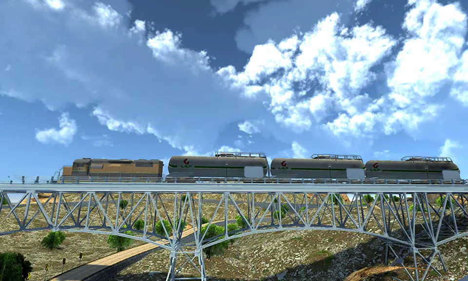 Oil Tanker Train Driving Sim Capture d’écran 4
