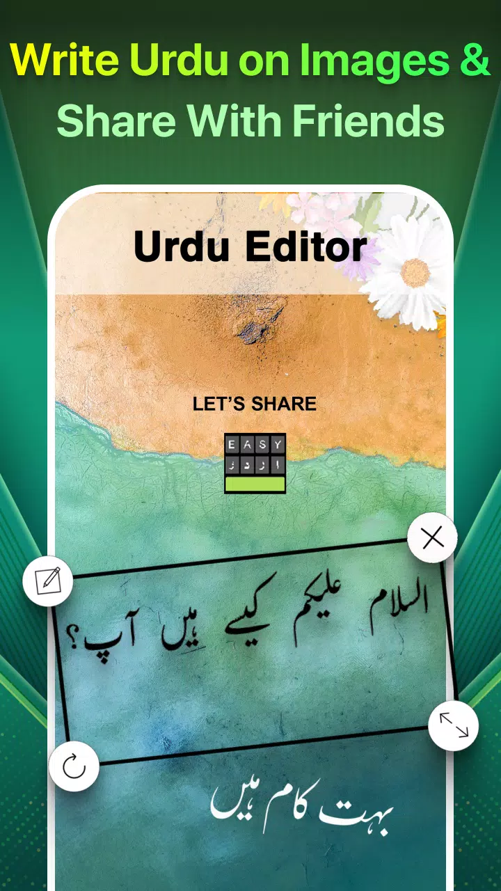 Easy Urdu Keyboard اردو Editor應用截圖第3張