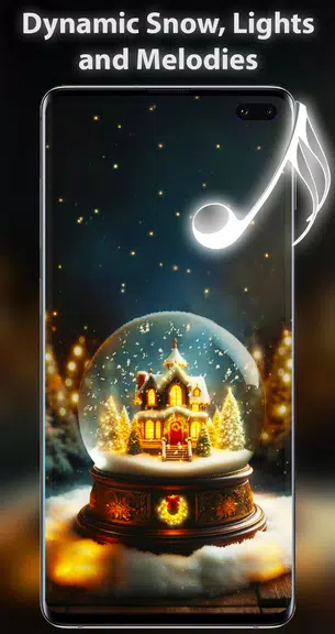 Snow Live Wallpaper Captura de pantalla 2