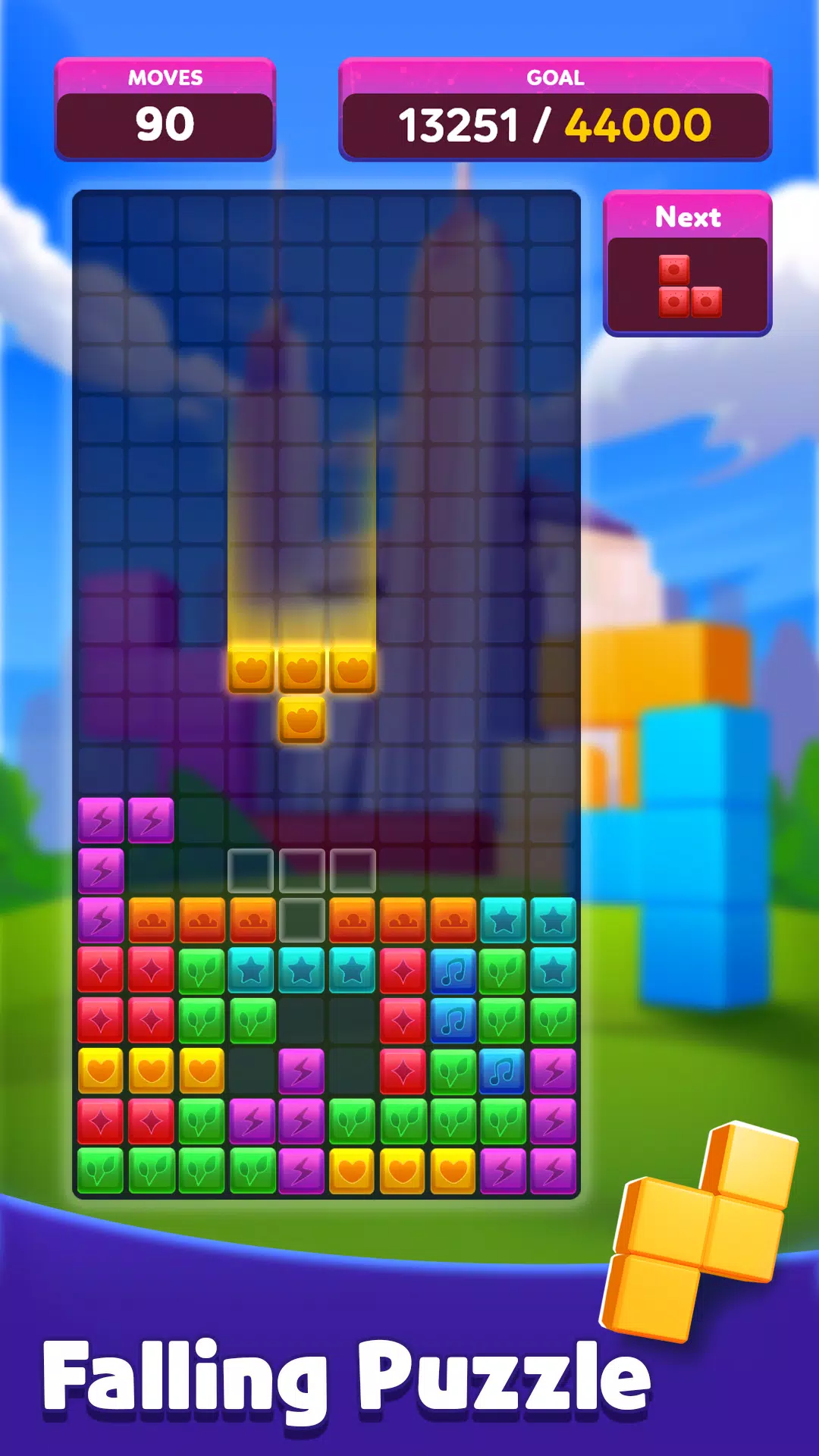 Classic Falling Brick 스크린샷 1