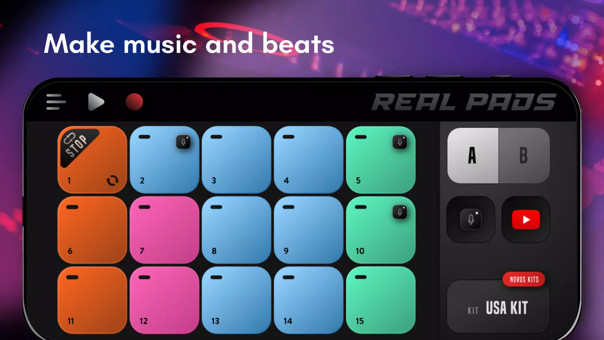 Real Pads: DJ electro drums应用截图第1张