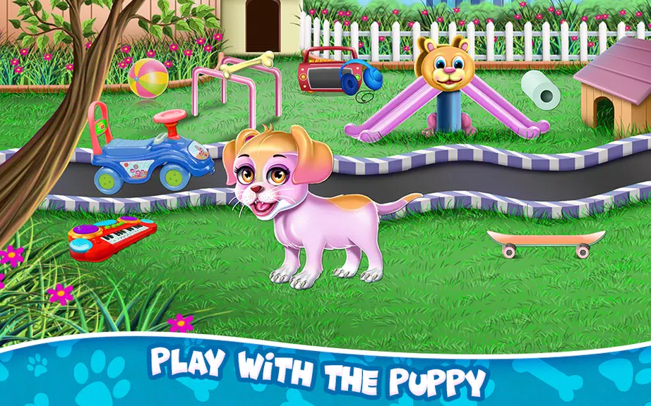 Fluffy Puppy Play and Care Screenshot 3