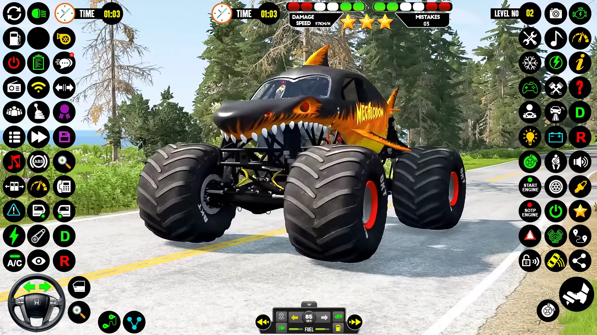 Monster Truck Racing: Truck 3D 스크린샷 1