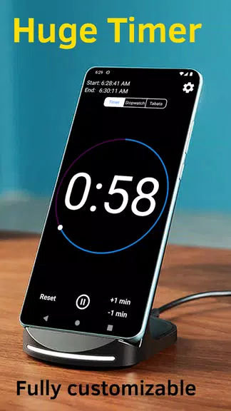 Riesige Timer-Stoppuhr-Tabata Screenshot 1