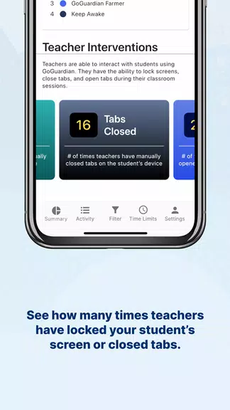GoGuardian Parent App Screenshot 2
