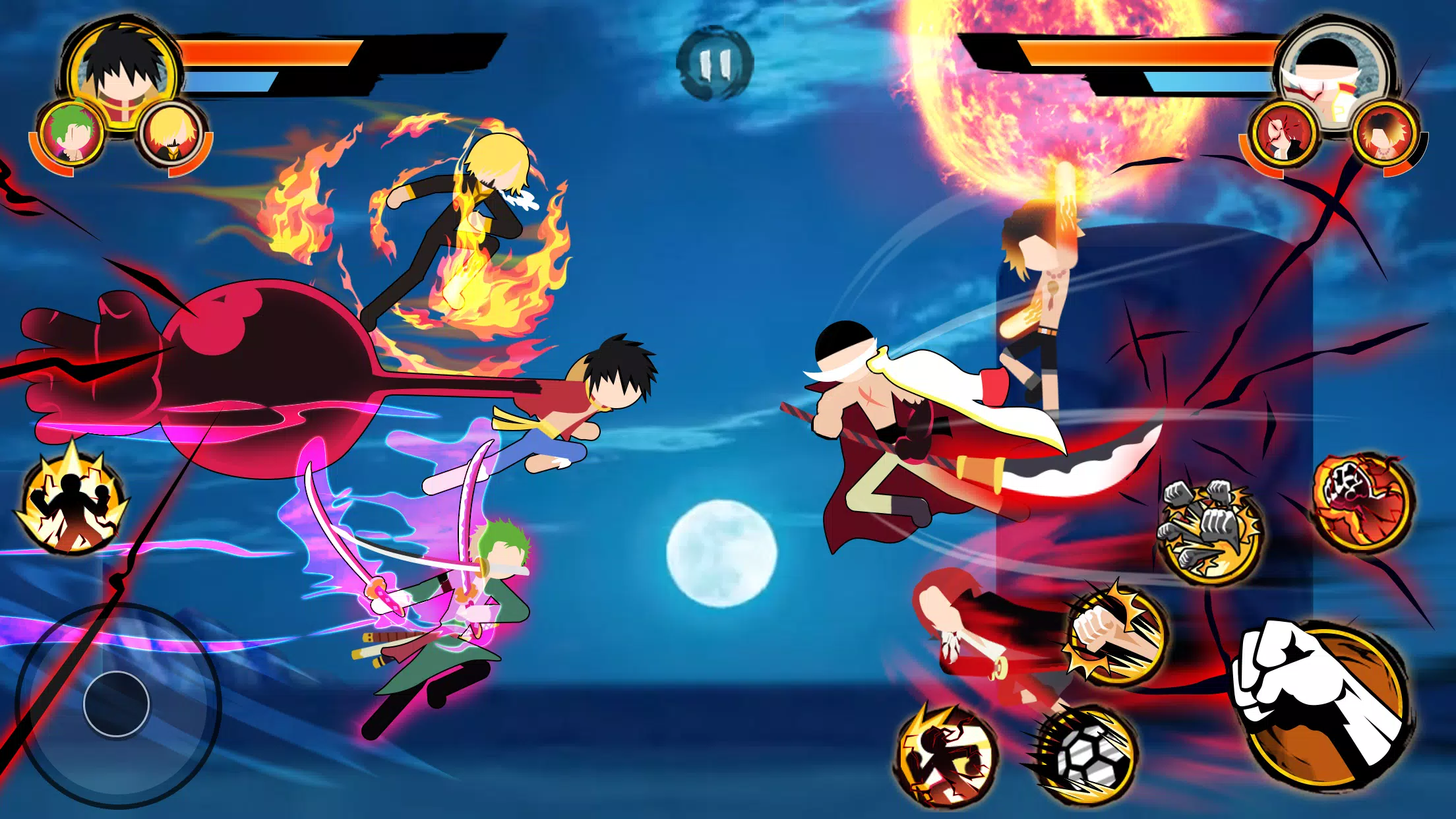 Stick Pirates Fight 스크린샷 2