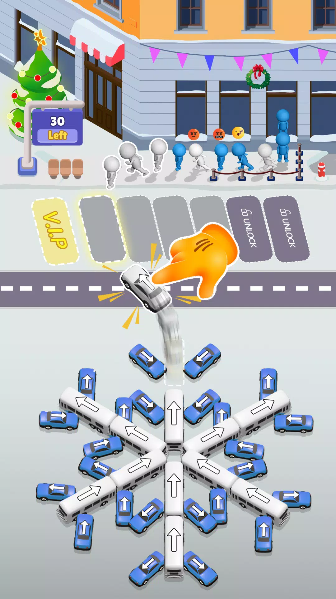 Bus Sort Jam: Parking Puzzle スクリーンショット 3