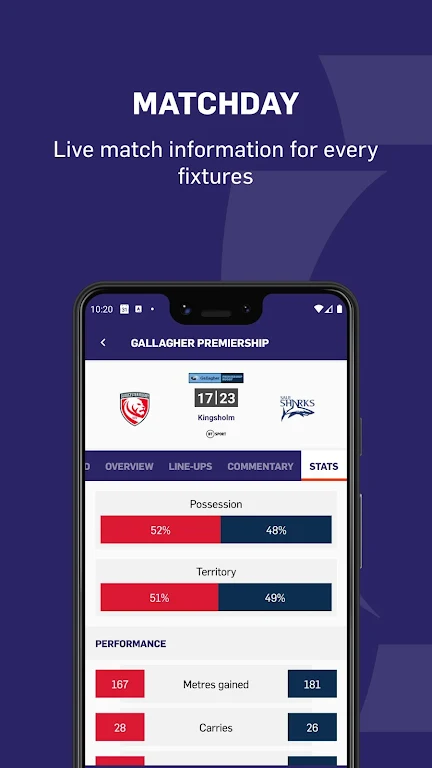 Premiership Rugby Скриншот 3
