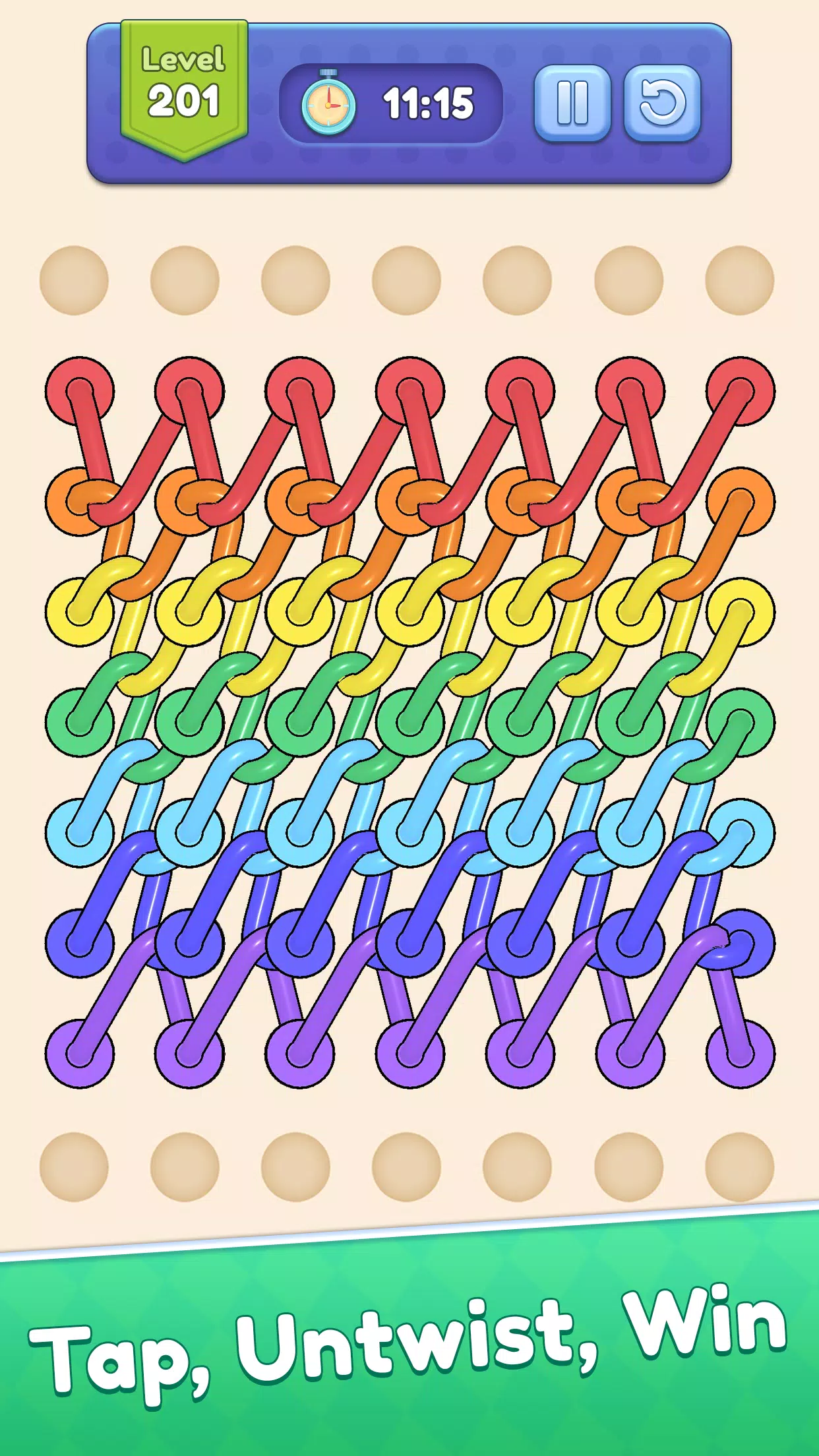 Tangle Out: Rope Puzzle應用截圖第4張