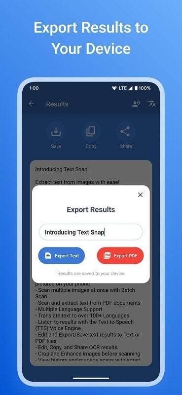 Text Snap - Image to Text Capture d’écran 4