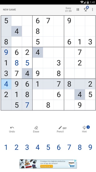 Sudoku - Classic Logic Puzzle Game Screenshot 1