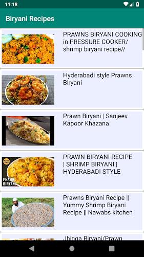 1000+ Biryani Recipes Captura de tela 4