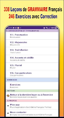 Grammaire Français + Exercices スクリーンショット 2