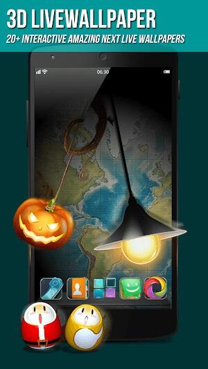 Próximo lançador 3D Shell Pro apk