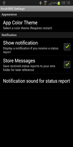 HushSMS Capture d'écran 3