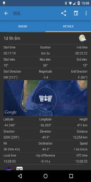 ISS Detector Pro Capture d'écran 2