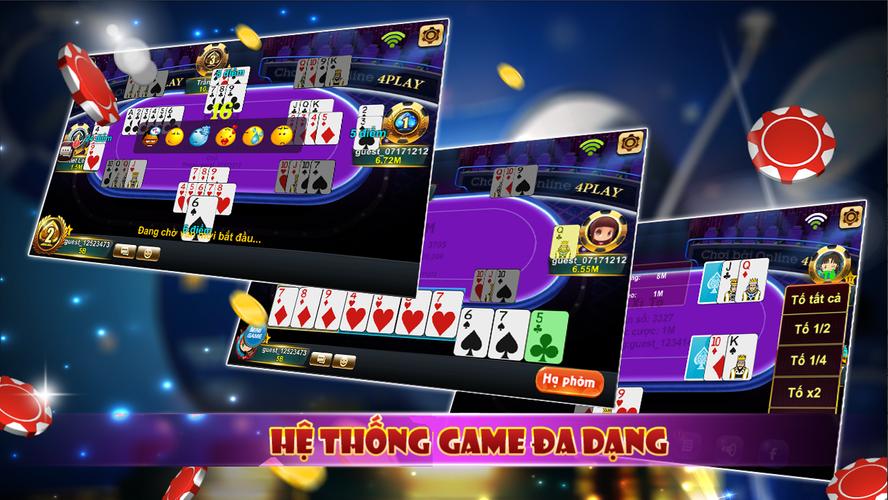 4Play - Xì Tố Xì Phé Online應用截圖第3張