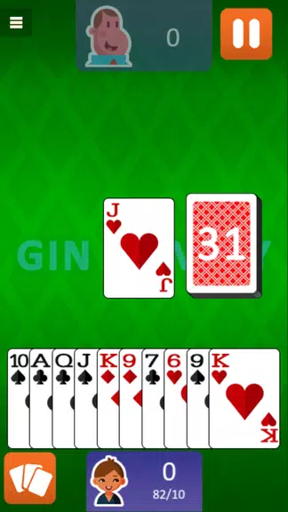 Gin Rummy Free Card Game Captura de pantalla 3