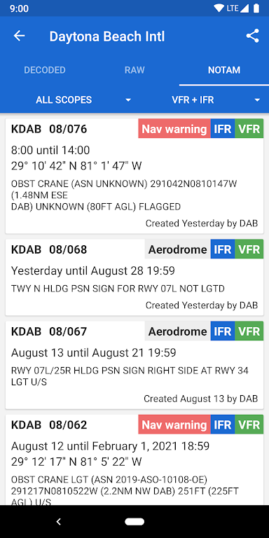 Avia Weather – METAR & TAF Mod Captura de tela 4
