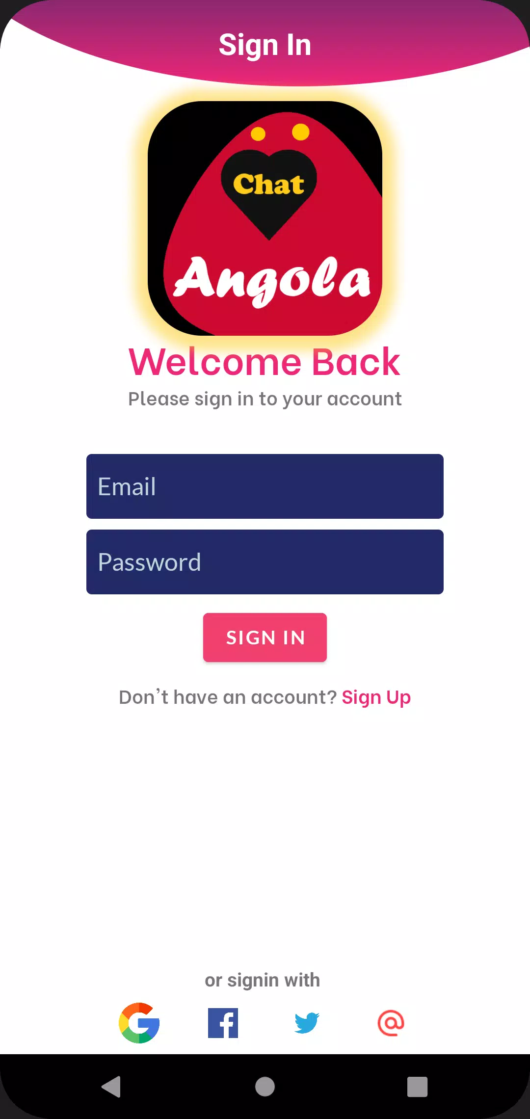 Angola dating app chat rooms Screenshot 3