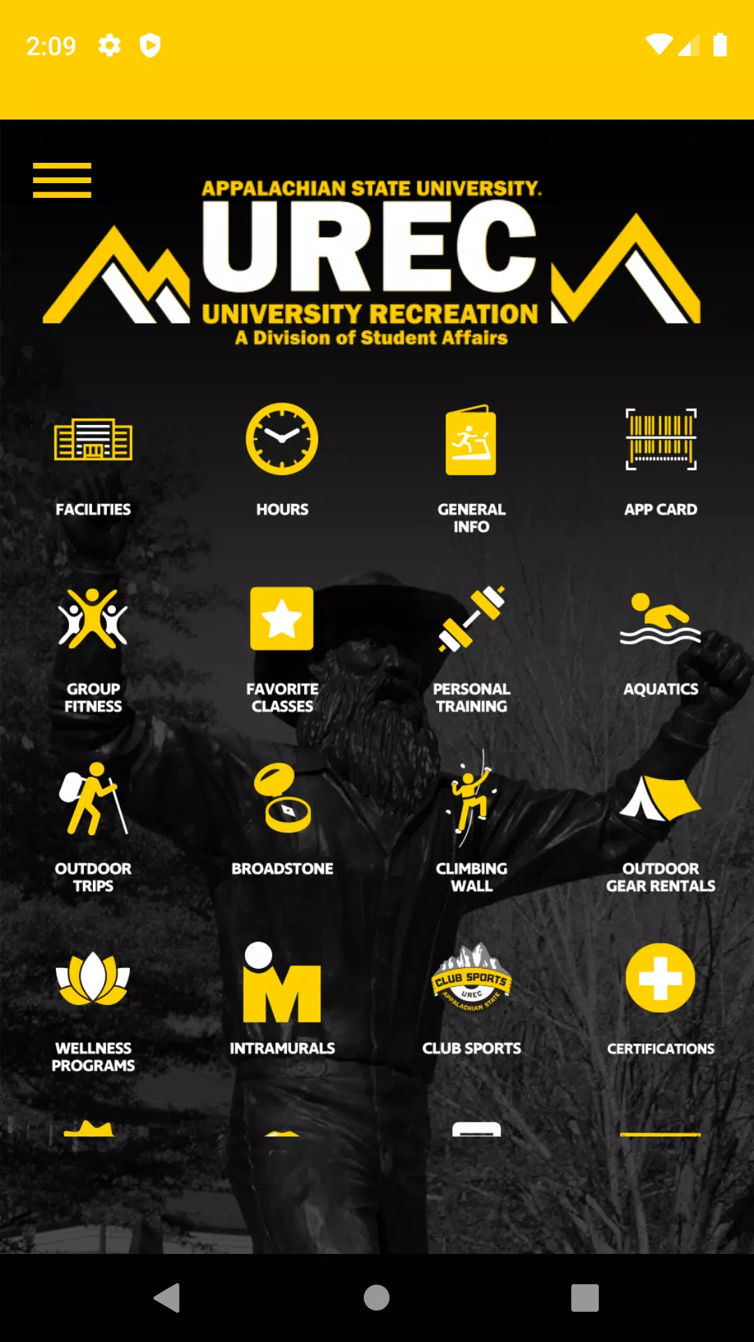 App State UREC Screenshot 1