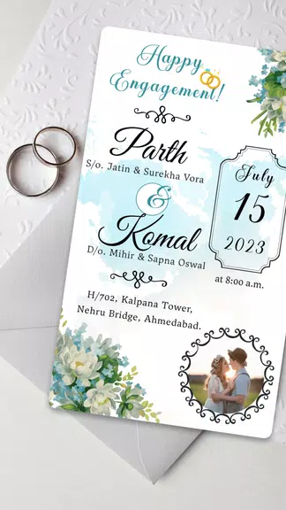 Engagement Card Maker & Design應用截圖第2張