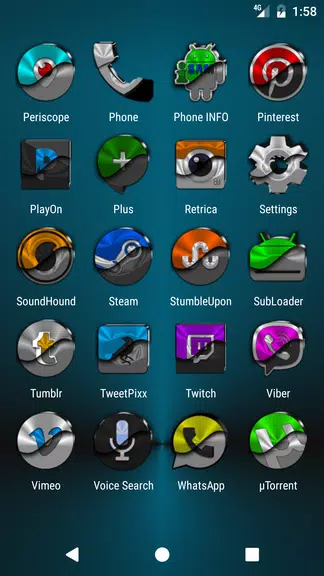 Half Light Icon Pack スクリーンショット 4