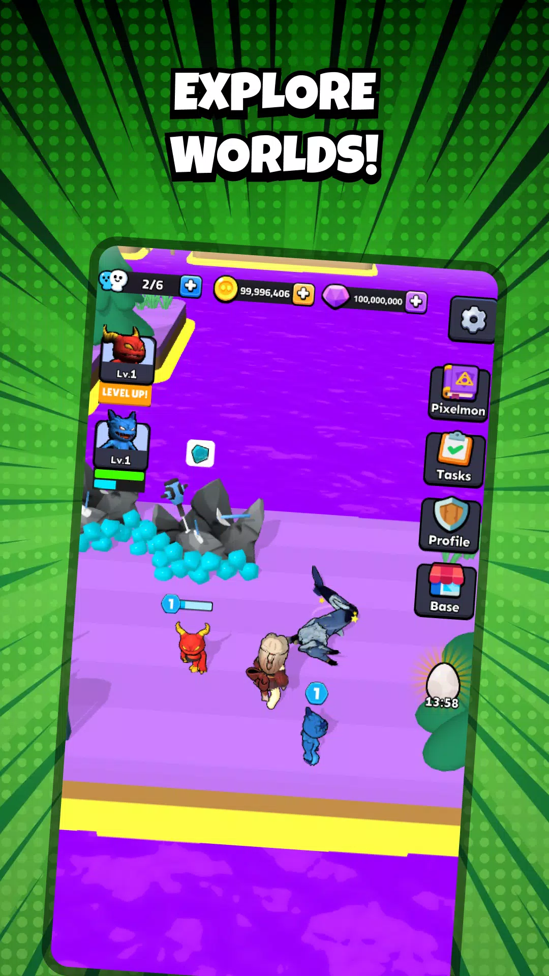 Pixelmon - Monster Tycoon應用截圖第3張