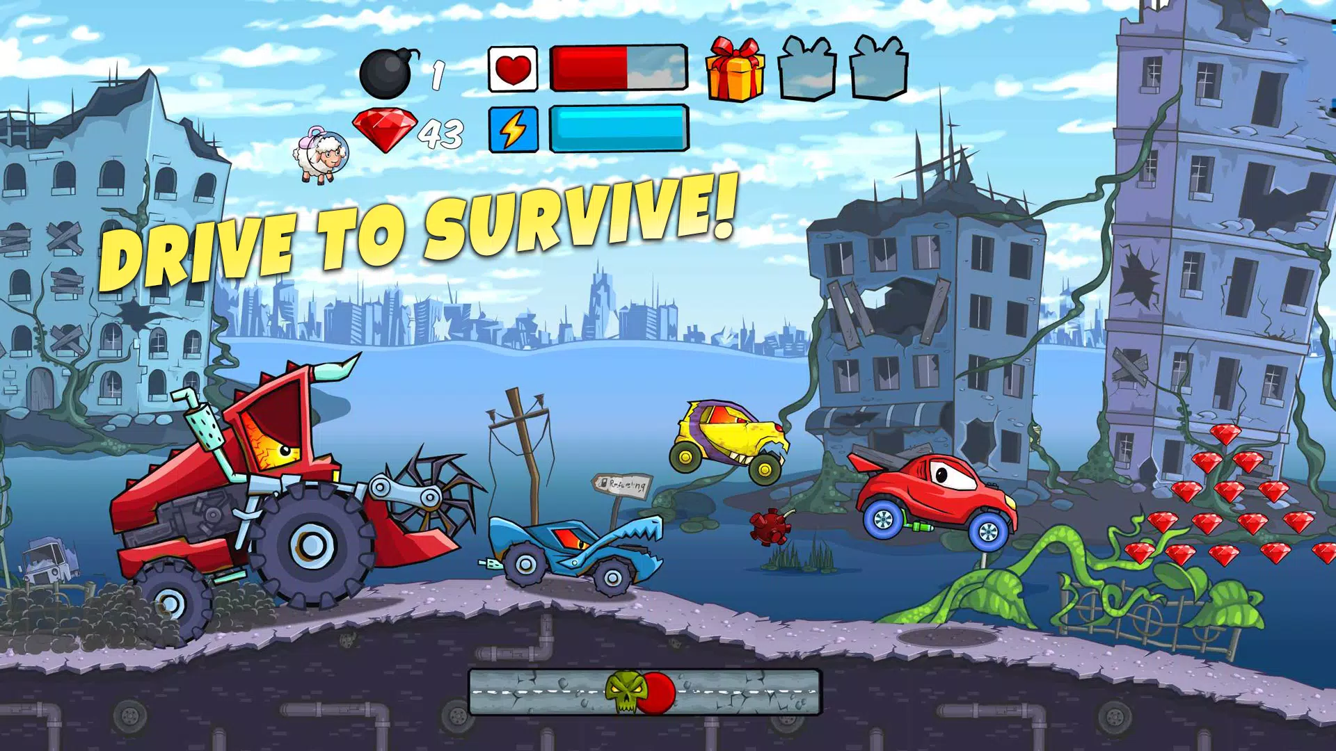 Car Eats Car - Apocalypse Race Capture d’écran 1