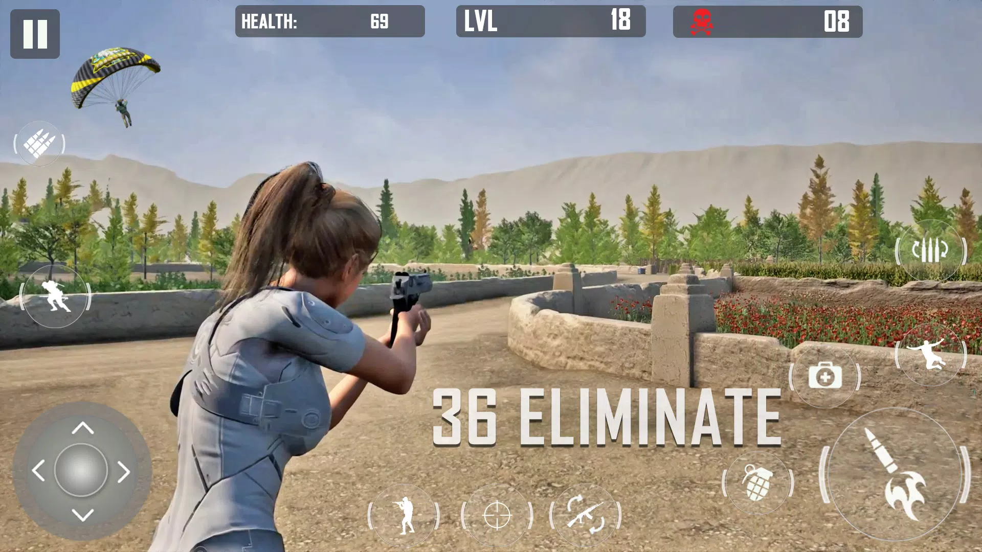 Squad Fire Gun Games - Battleg Captura de tela 1