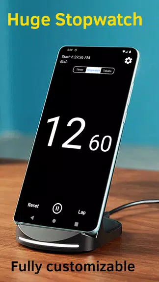 Riesige Timer-Stoppuhr-Tabata Screenshot 4
