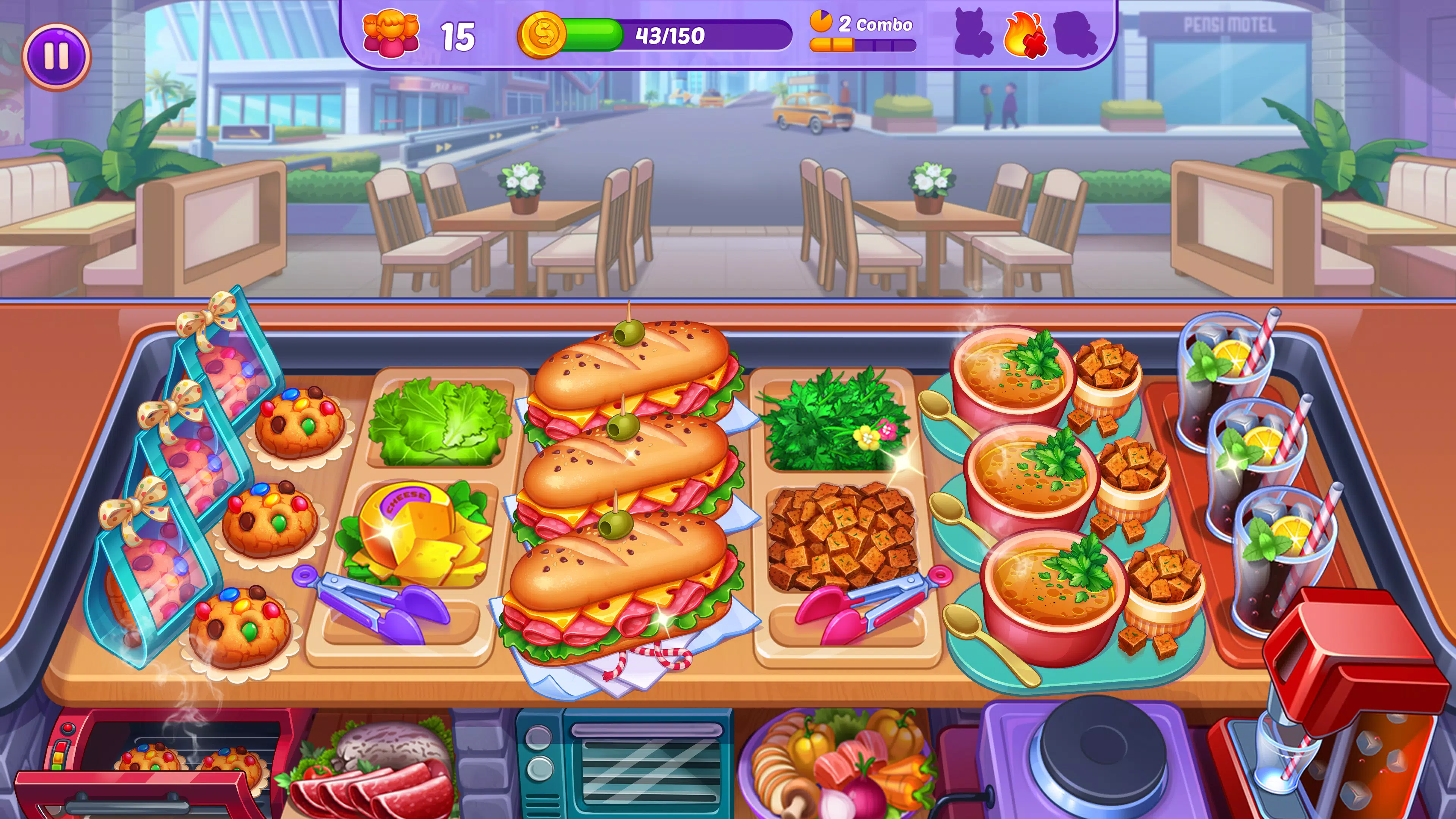 Cooking Crush: Jogo de Cozinha Captura de tela 4